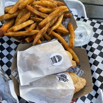 Empamamas - Cheeseburger Empanada, Tampa Girl empanada, and seasoned fries - Empanadas Near Me - Tampa, Florida
