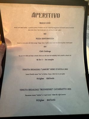 Menu photo 6 Aperitivo Milwaukee, WI