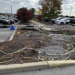 Lowe's Home Improvement - Its gotta be embarrassing that a home improvement store hasn't repaired their front walkway in almost a year