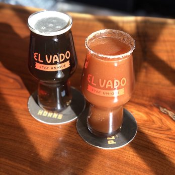 El Vado Taproom - Old Town Brown and House Mixed Chelada. - Beer Bar Near Me - Albuquerque, New Mexico