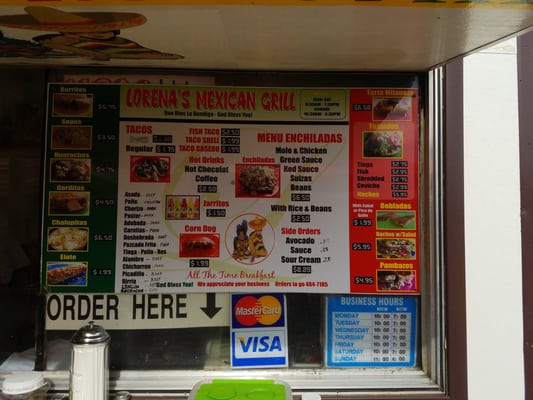 Menu photo 3 Lorena's Mexican Grill Boise City, ID