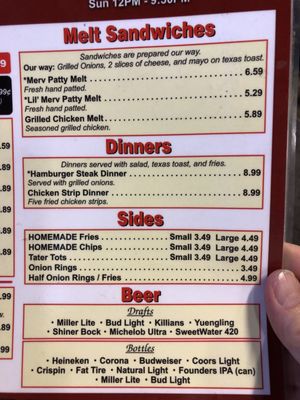 Menu photo 6 Merv's Restaurant Chattanooga, TN