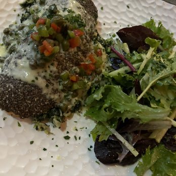 Moussaka Mediterranean Kitchen - Chia salmon (very yummy!) - Mediterranean Near Me - San Leandro, California Moussaka Mediterranean Kitchen - Chia salmon (very yummy!) - Mediterranean Near Me - San Leandro, California