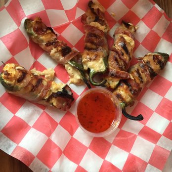 The Rolling Stonebaker - Bacon wrapped jalapeño appetizer - Pizza Near Me - Valparaiso, Indiana