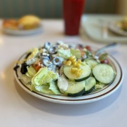 Dollie's Soup And Salad - My plate. I ate everything.
