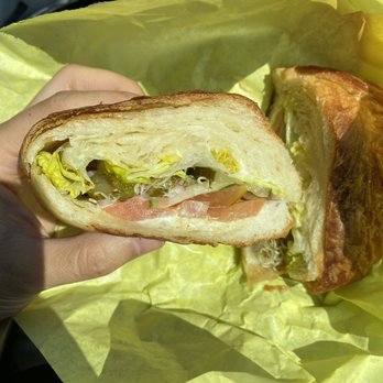 Bernal Bagel & Donut - Vegetarian croissant sandwich with no cheese - delicious! - Donuts Near Me - Santa Clara, California Bernal Bagel & Donut - Vegetarian croissant sandwich with no cheese - delicious! - Donuts Near Me - Santa Clara, California