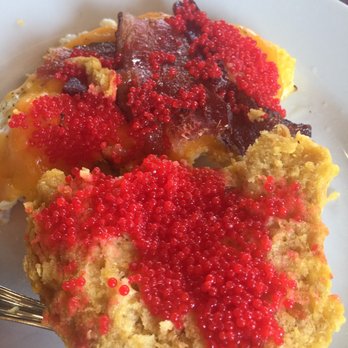 Handsome Biscuit - Shorty with bacon and caviar - Breakfast & Brunch Near Me - Norfolk, Virginia Handsome Biscuit - Shorty with bacon and caviar - Breakfast & Brunch Near Me - Norfolk, Virginia