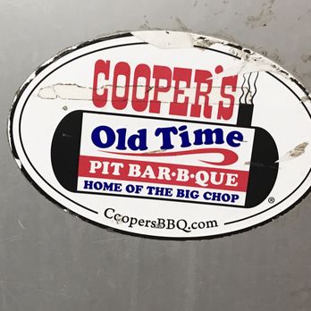 Cooper's Old Time Pit Bar-B-Que - Sticker - Barbeque Near Me - Llano, Texas Cooper's Old Time Pit Bar-B-Que - Sticker - Barbeque Near Me - Llano, Texas