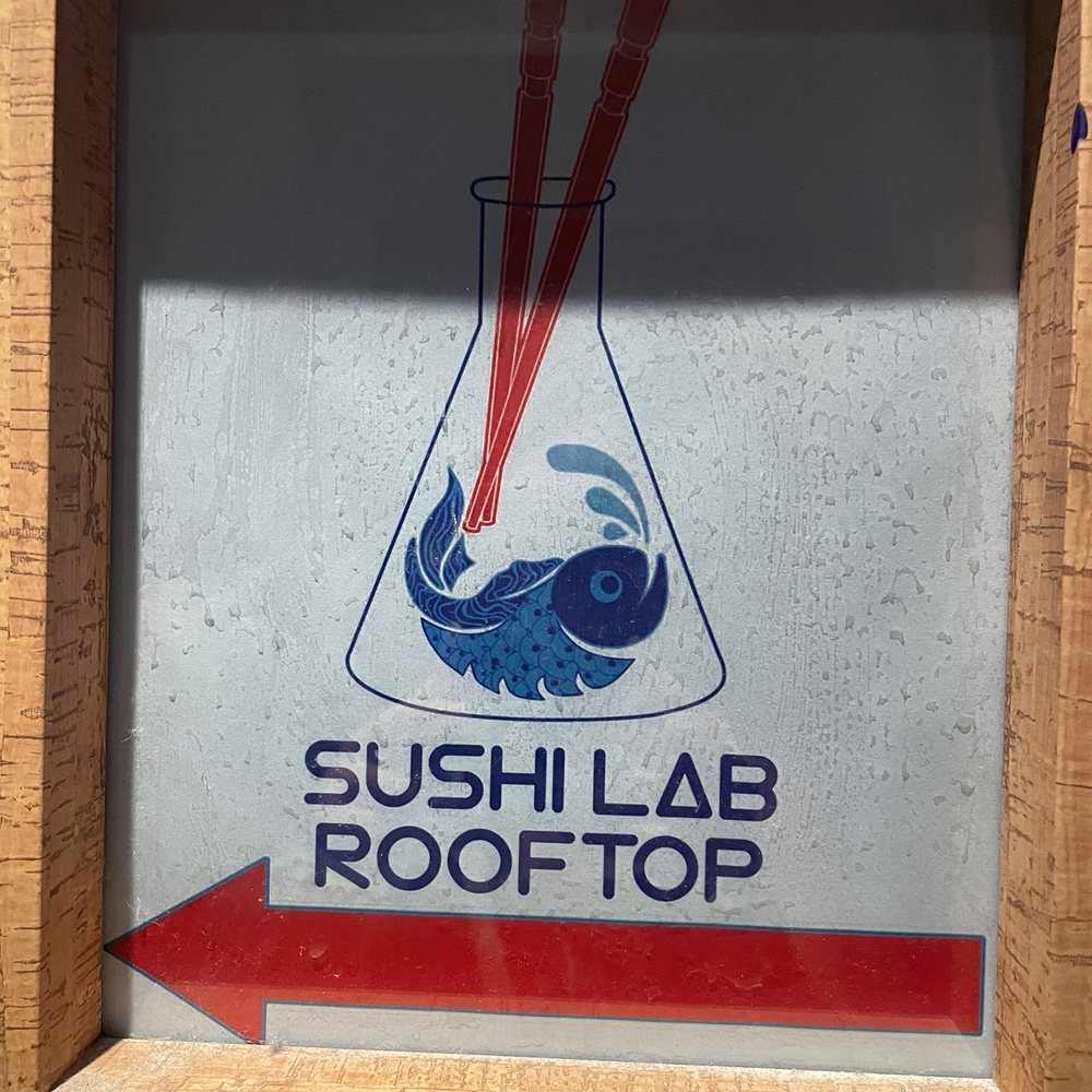 Sushi Lab Rooftop - Restaurant sign - Japanese Near Me - New York, New York