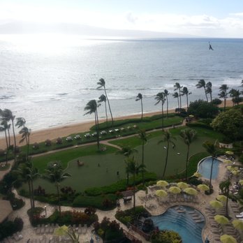 Ka'anapali Beach - View from the 12th floor balcony at the Hyatt Residence Club, Ka'anapali Beach - Beaches Near Me Ka'anapali Beach - View from the 12th floor balcony at the Hyatt Residence Club, Ka'anapali Beach - Beaches Near Me
