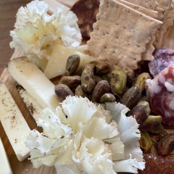 Priest Ranch - That's not a carnation flower, it's a cheese presentation @priestranchwines - Wine Tasting Room Near Me - Yountville, California Priest Ranch - That's not a carnation flower, it's a cheese presentation @priestranchwines - Wine Tasting Room Near Me - Yountville, California