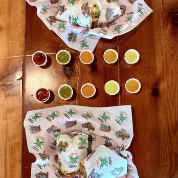 Pueblo Viejo - Two burritos and sauces - Mexican Near Me - Austin, Texas Pueblo Viejo - Two burritos and sauces - Mexican Near Me - Austin, Texas