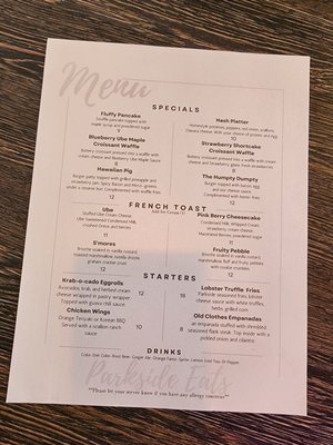 Menu photo 2 Parkside Eats Metuchen, NJ