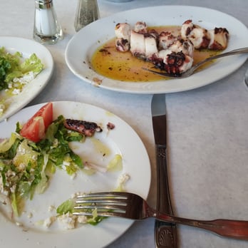Meze - Octopus with salad - Greek Near Me - Brooklyn, New York Meze - Octopus with salad - Greek Near Me - Brooklyn, New York