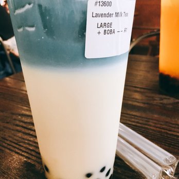Tea Street - Lavender milk tea with boba - Tea Rooms Near Me - Denver, Colorado