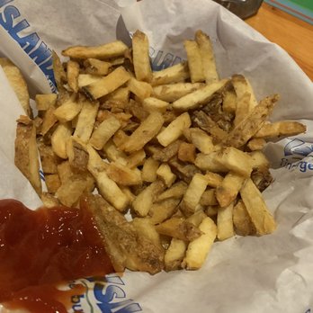 Islands Restaurant - 2 orders of fries as our sides - Burgers Near Me - Seal Beach, California