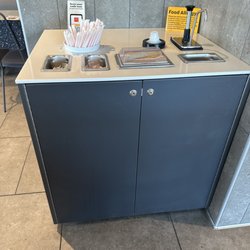 McDonald's - Condiment stand.
