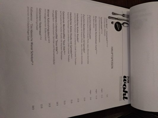 Menu photo 6 Zum Wohl Gasthaus Vienna, 9 Menu photo 6 Zum Wohl Gasthaus Vienna, 9