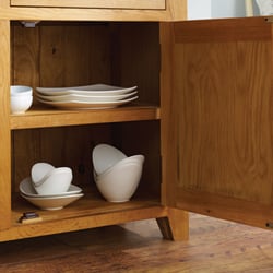 Top Furniture Ltd - Uttoxeter - Farmhouse oak sideboards with lots of storage space inside.