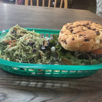 Humanitree House - The Root Vegan Burger with Side - Juice Bars & Smoothies Near Me - Augusta, Georgia Humanitree House - The Root Vegan Burger with Side - Juice Bars & Smoothies Near Me - Augusta, Georgia