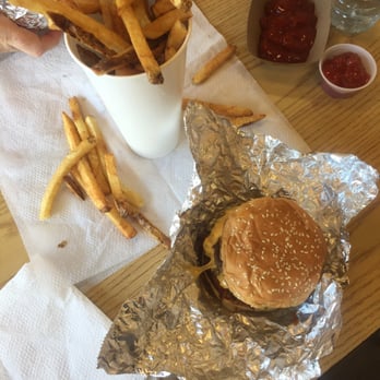 Five Guys - Double bacon cheeseburger and the best fries ever. - Burgers Near Me - Flemington, New Jersey