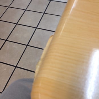 Taqueria Lagos - Tables have seen better days.. - Mexican Near Me - Modesto, California