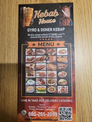 Menu photo 3 Kebab House Enfield, CT