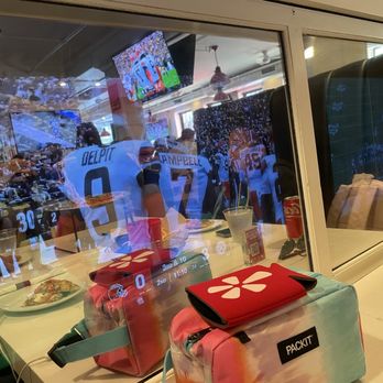 Ranalli's Pizza Bar - West Loop - TVs right at our booth. Yes, I had my Yelp koozie with me! - Pizza Near Me - Chicago, Illinois Ranalli's Pizza Bar - West Loop - TVs right at our booth. Yes, I had my Yelp koozie with me! - Pizza Near Me - Chicago, Illinois