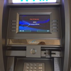 Keams Canyon Shopping Center - One of the few ATMs you'll find on the Hopi Nation and it's out of service, LOL!