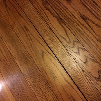 Brookfield Wood Floor Refinishing - Foot print left behind that Scott wouldn't fix. - Refinishing Services Near Me - Brookfield, Illinois