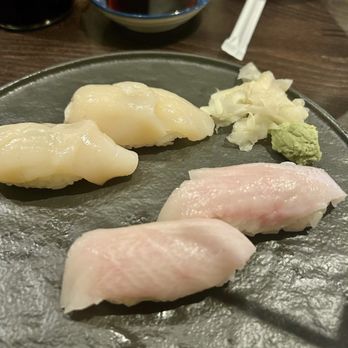 Takara 14 - Scallop Nigiri Yellowtail Nigiri - Japanese Near Me - Washington, DC, District of Columbia Takara 14 - Scallop Nigiri Yellowtail Nigiri - Japanese Near Me - Washington, DC, District of Columbia