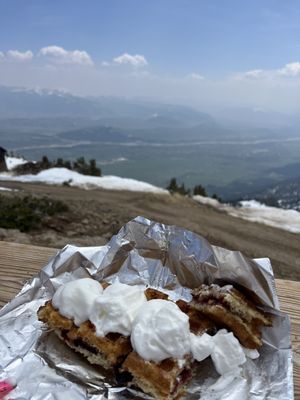 Corbet's Cabin Top of the World Waffles by null
