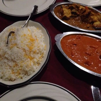 Bollywood Cafe - Chicken tikka masala and chicken madras with rice -- so good! - Indian Near Me - Studio City, California