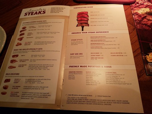 Menu photo 8 Outback Steakhouse Wesley Chapel, FL