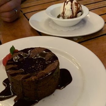Ten Twenty Post Oyster Bar & Bistro - Warm Chocolate Cake & Vanilla Ice Cream - Wine Bars Near Me - Darien, Connecticut Ten Twenty Post Oyster Bar & Bistro - Warm Chocolate Cake & Vanilla Ice Cream - Wine Bars Near Me - Darien, Connecticut