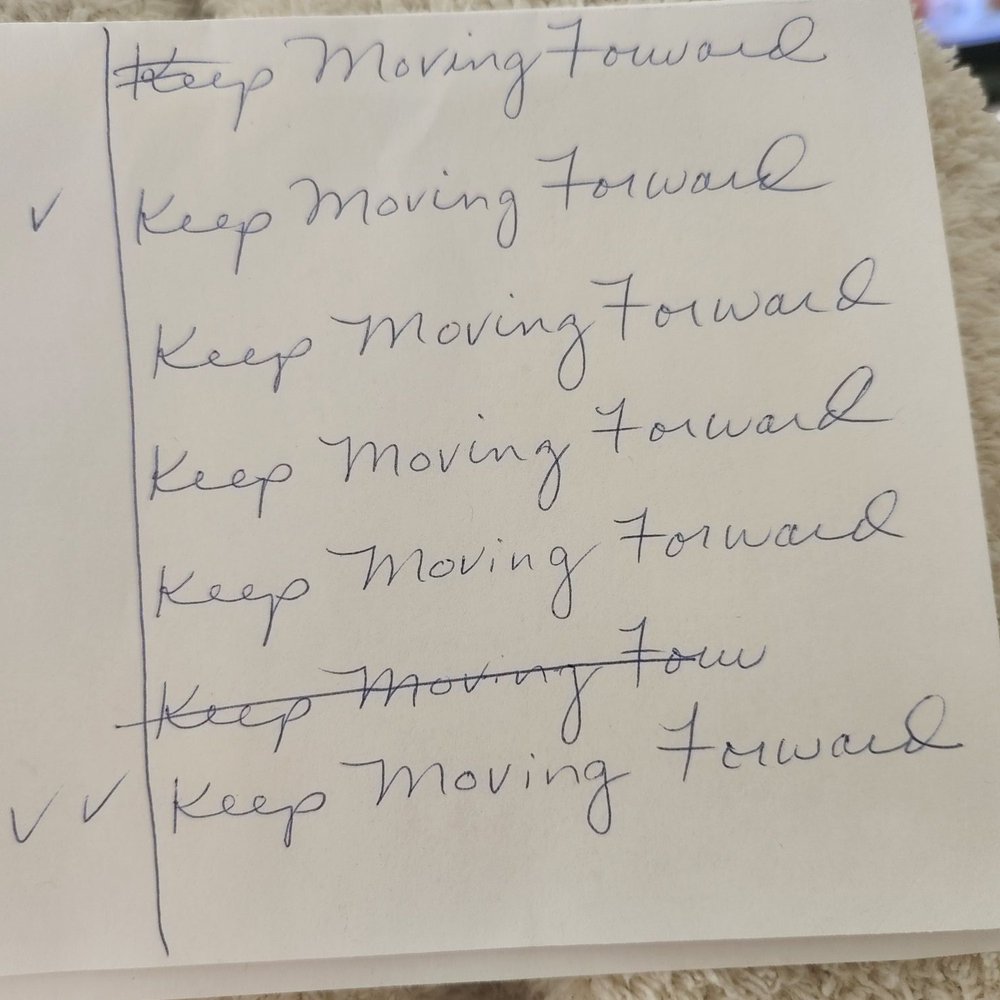 Classic Tattoo - My mom's handwritten "Keep Moving Forward" - Tattoo Near Me - Fullerton, California Classic Tattoo - My mom's handwritten "Keep Moving Forward" - Tattoo Near Me - Fullerton, California