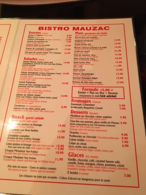 Menu photo 5 Le Mauzac Paris, 75
