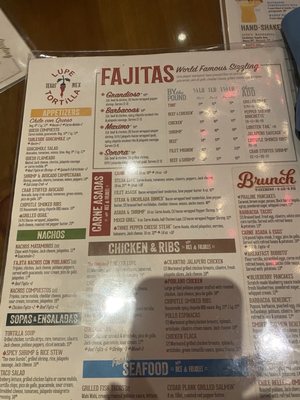 Menu photo 1 Lupe Tortilla Mexican Restaurant San Antonio, TX Menu photo 1 Lupe Tortilla Mexican Restaurant San Antonio, TX