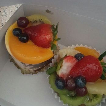 Jim's Bakery - Mango mousse (left) Fruit tart (right) - Bakeries Near Me - Monterey Park, California Jim's Bakery - Mango mousse (left) Fruit tart (right) - Bakeries Near Me - Monterey Park, California