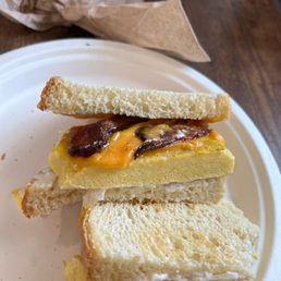 Bacon egg and cheese Bacon egg and cheese