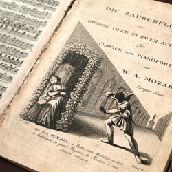 J&J Lubrano Music Antiquarians - Mozart, Die Zauberflöte, Berlin and Amsterdam 1792-1793, illustrated title page