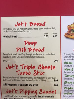 Menu photo 3 Jet's Pizza Lewis Center, OH Menu photo 3 Jet's Pizza Lewis Center, OH
