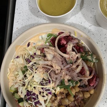 SAJJ Mediterranean - Chicken shawarma plus soup - Mediterranean Near Me - San Ramon, California