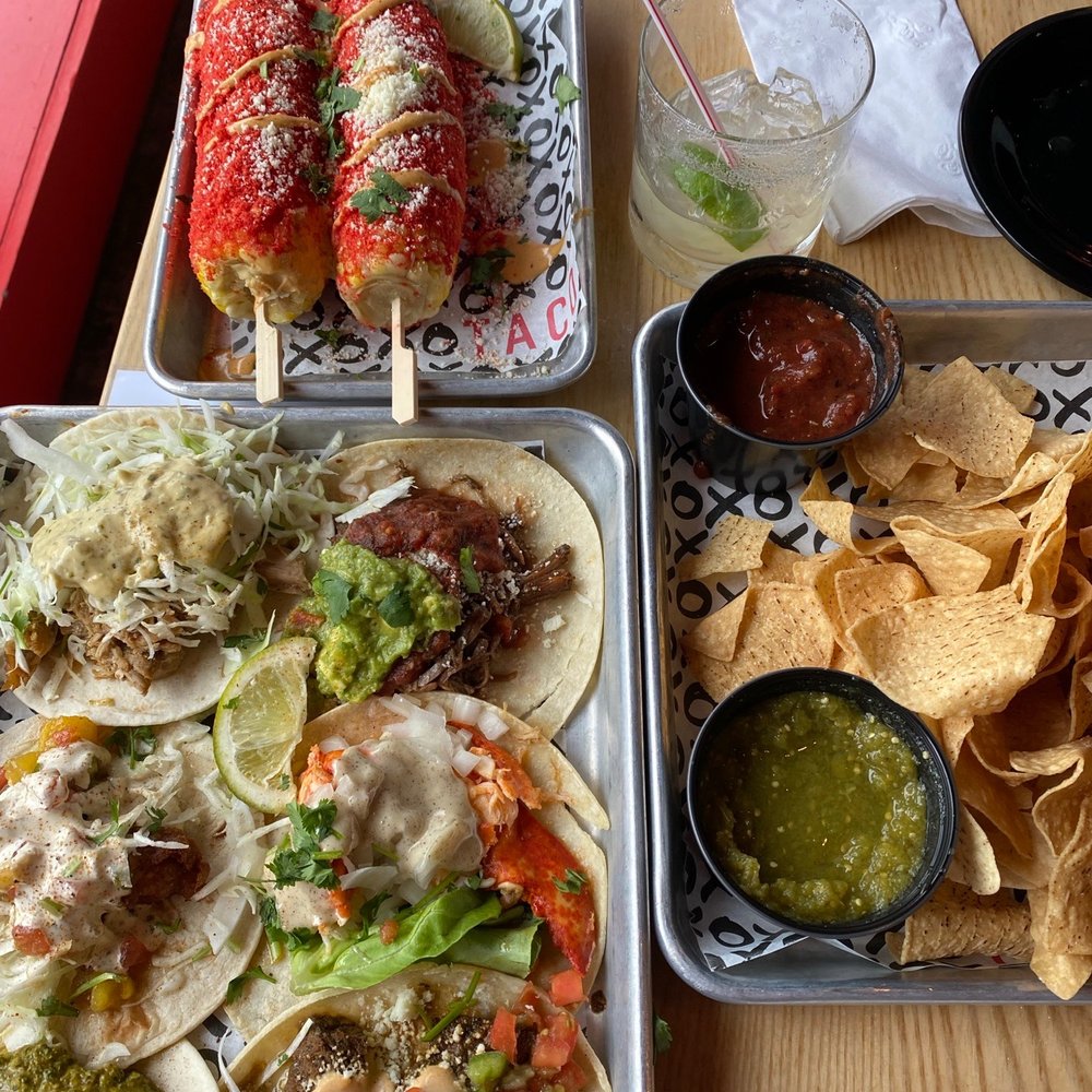XO Taco - Lobster, carne asada , pork, street corn Chips and Corn Salsa - Tacos Near Me - Syracuse, New York XO Taco - Lobster, carne asada , pork, street corn Chips and Corn Salsa - Tacos Near Me - Syracuse, New York
