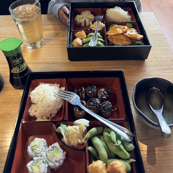 Osaka Sushi - Lunch bento box (chicken and beef) - Sushi Bars Near Me - White House Station, New Jersey Osaka Sushi - Lunch bento box (chicken and beef) - Sushi Bars Near Me - White House Station, New Jersey