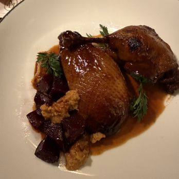 Americana House - Liberty Duck Breast and Leg Confit - American Near Me - Lodi, California Americana House - Liberty Duck Breast and Leg Confit - American Near Me - Lodi, California