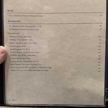 Meehan's Chophouse - Wine List - April 2025 - Steakhouses Near Me - Mansfield, Texas