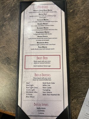 Menu photo 6 Olde Liberty Station Bedford, VA