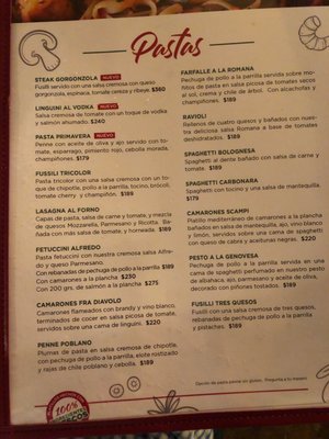 Menu photo 1 La Cipolla Saltillo, COA Menu photo 1 La Cipolla Saltillo, COA