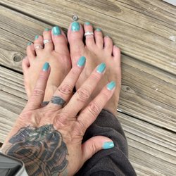 Nirvana Nail and Foot Spa - Gel Manicure & Regular Pedicure.